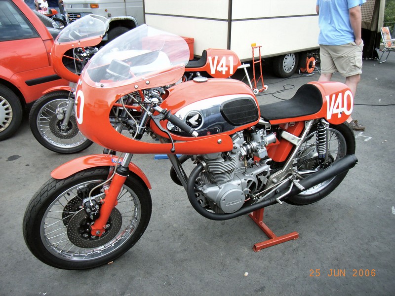Honda CB 450  1970
war zu sehen beim Jan Wellem Pokal 2006
