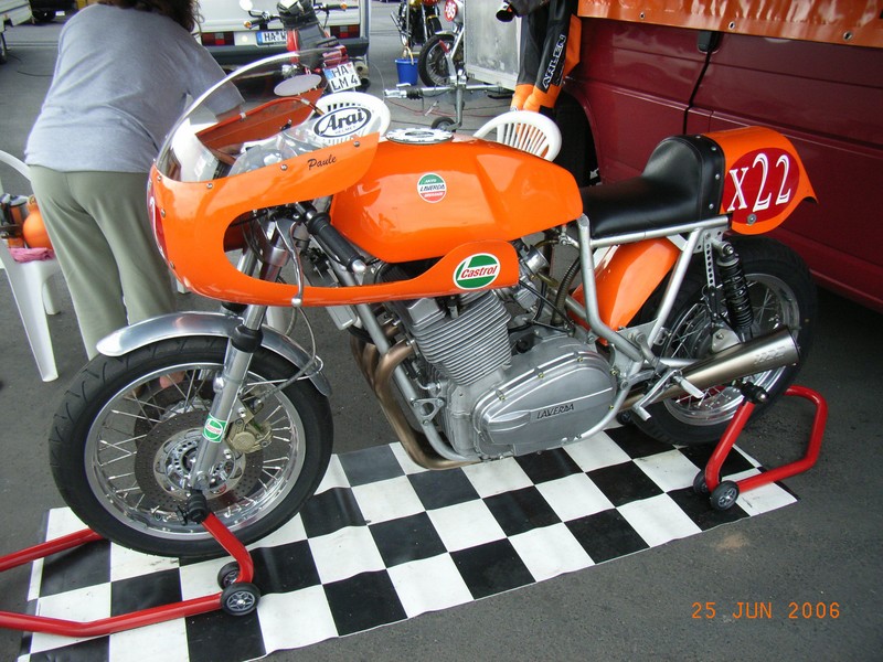 Laverda 1000 triple - 1973
 Renner von JWP 2006 teilnehmer Albert Frank 
