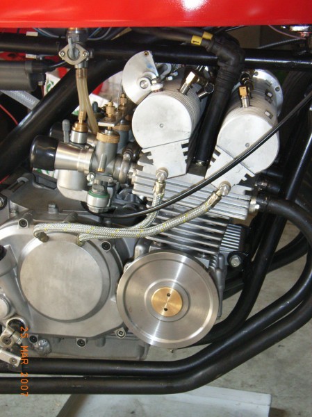 Ducati 125 4cyl - 1962
engine close-up 
