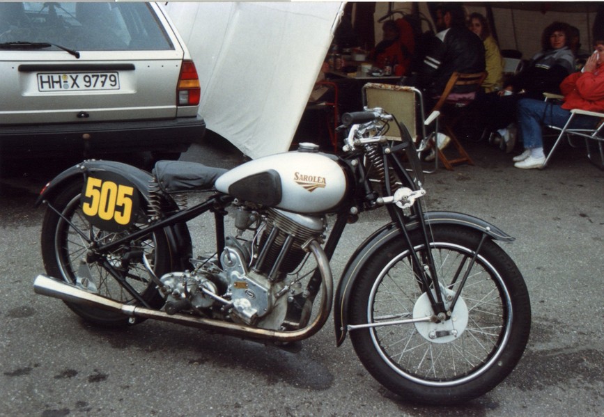 Sarolea 600 mono
Diese Sarolea nam teil an Jan Wellem Pokal in 1990.
