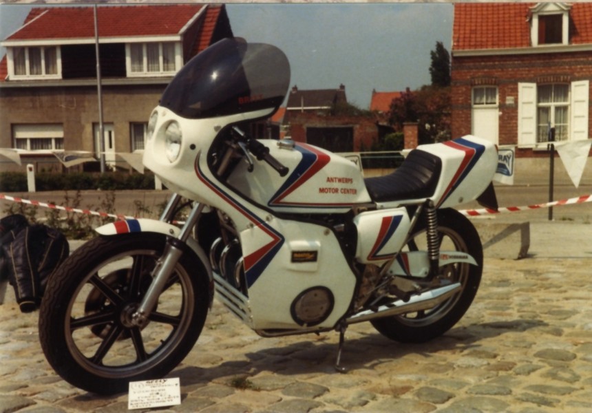 Seely Honda 
cafe racer meeting Braschaat (B) 1980 
