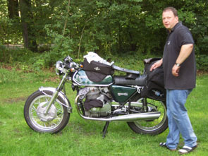 Udo in Holland beim Benelli Treffen
