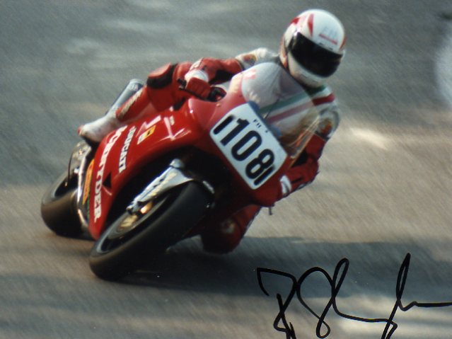 Edgar Schnyder auf Ducati in Lignieres
