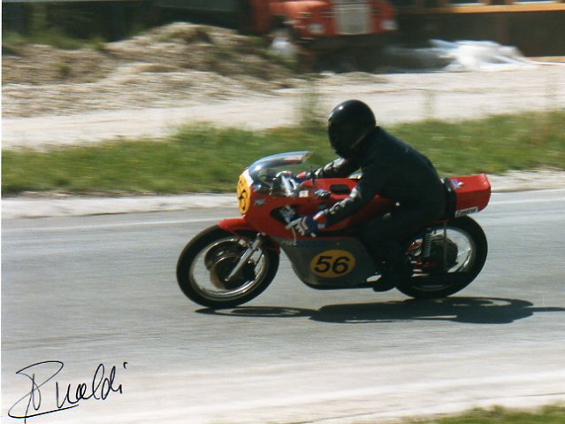 Erwin Naldi auf MV-Agusta Corsa 350ccm 1972
