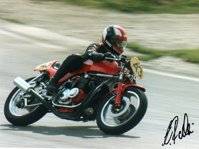 Andre Rolli auf Honda CB 500ccm 1970
