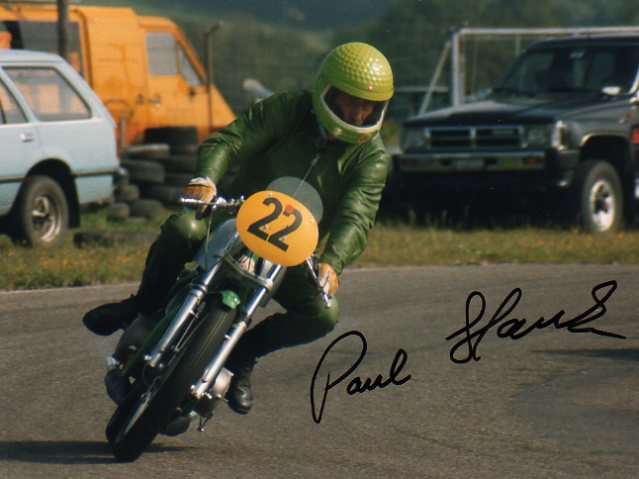 Paul Staub mit seiner Adler Sprinter 247cm 1955
