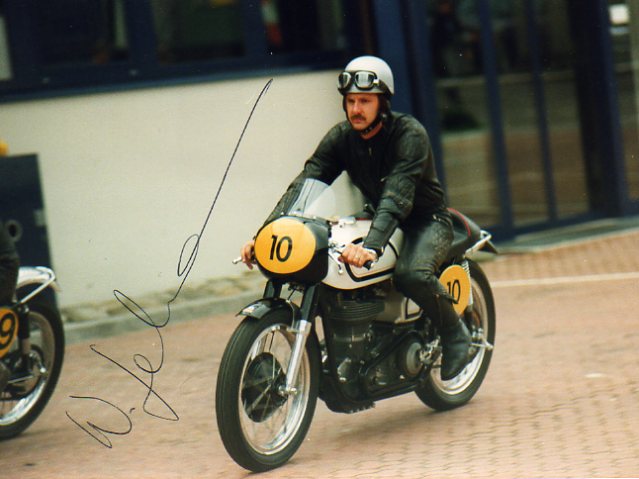 Werner Lehmann auf Norton Manx 500ccm 1954
