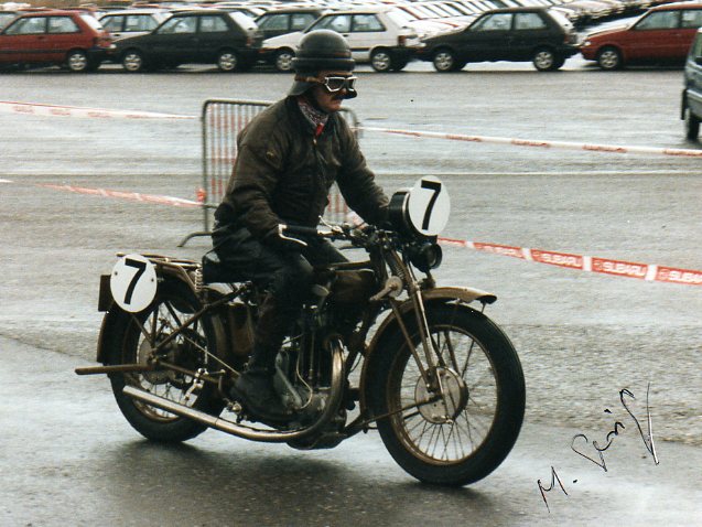 Martin Gerig auf Motosacoche 310 Jg 1928 in Safenwil
