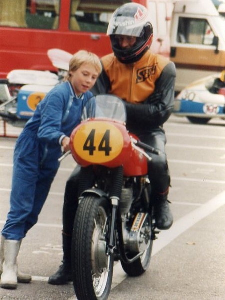 Franz Glauser vor dem Start
