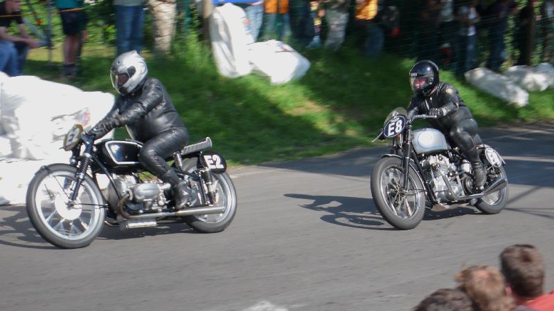 Horst Weber BMW, Dietmar Lensky Triumph
