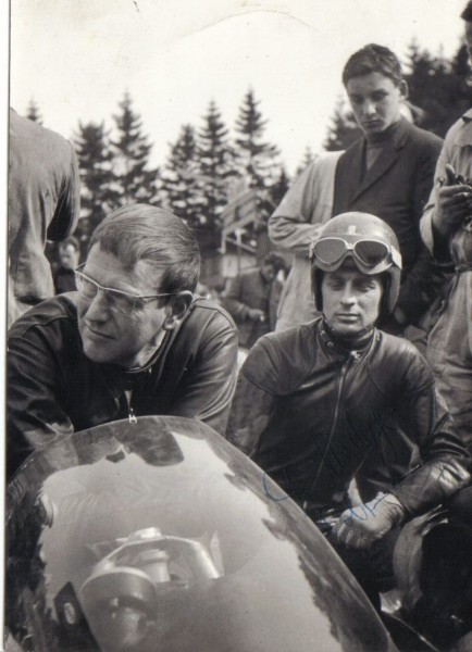 Autogrammkarte Scheidegger/Robinson
