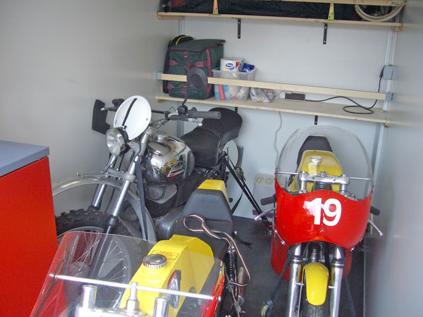 Der neue Maico Transportcontainer von innen.
