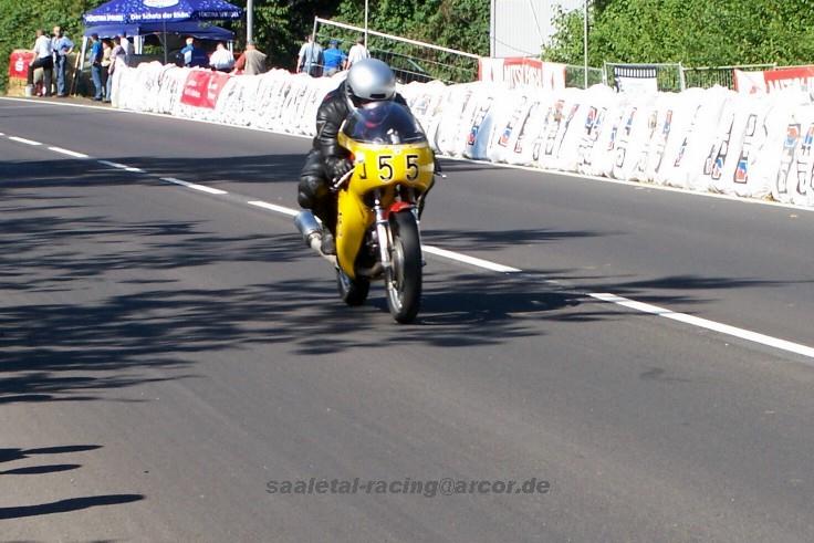 W.A. Pedack auf Aermacchi
