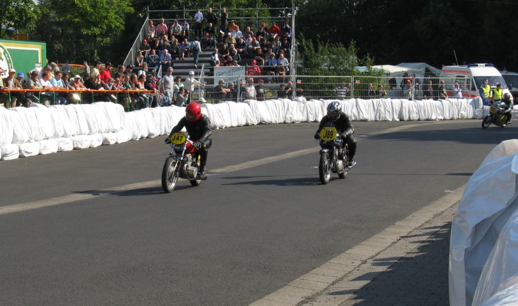 Erwin Lößlin - Honda und Werner Wacker - NSU
