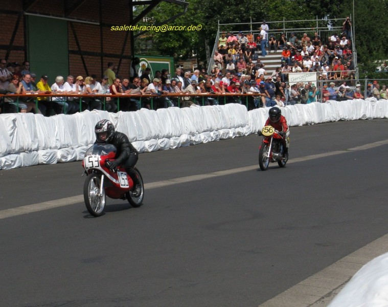 Marco Funk - Kreidler und Jürgen Schaak - Ducati

