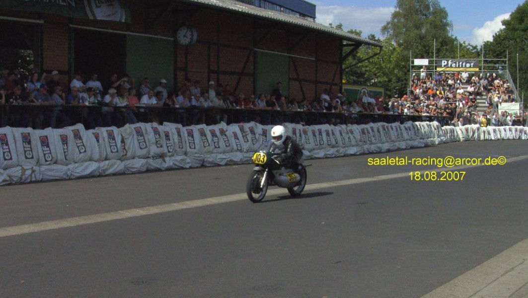 Heinz Rosner - MZ RE 300 Twin
