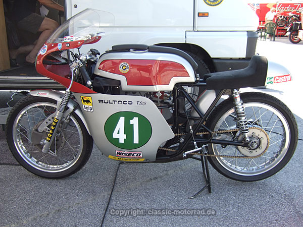 Bultaco TSS 250ccm, Bj. 1966, Fahrer Albert Zollinger
