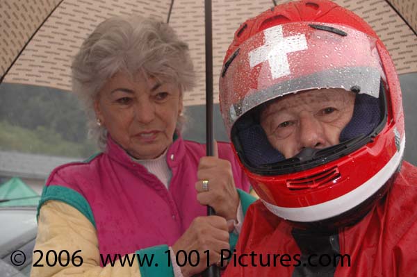 Luigi Taveri mit seiner Frau
