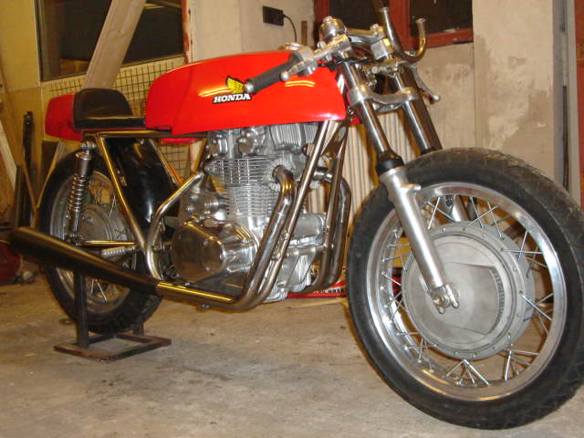 Honda Cb 450 1973 Aquaqund Racing Team
