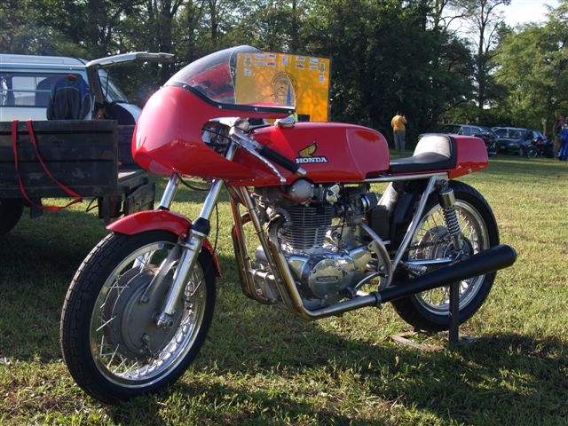 Honda Cb 450 1973 Aquaqund Racing Team
