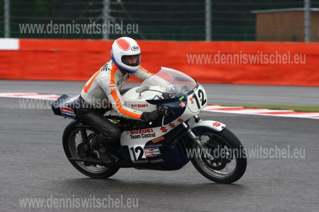 Marcel Ancone mit der Suzuki TR750 von GT Karl
