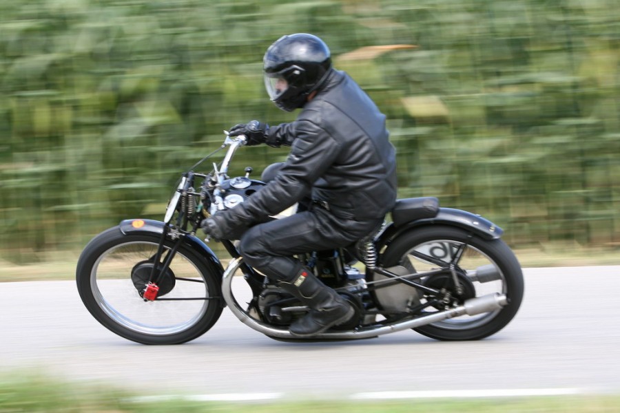 Helmut Vertitics, Ariel Spezial 500, Bj. 1929
