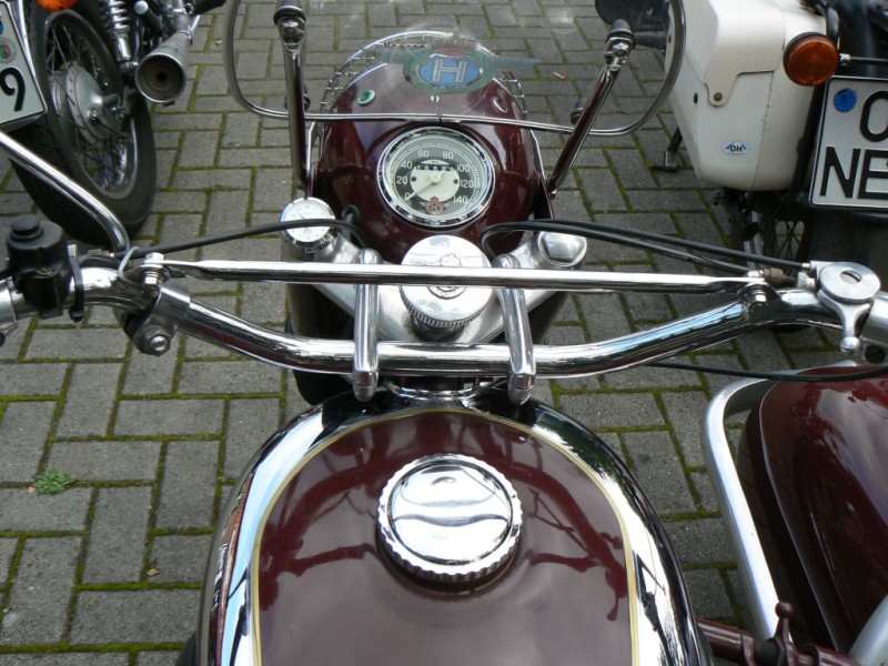 Horex Geländesport
Regina 1950 mit Stolz-Geländesportseitenwagen
