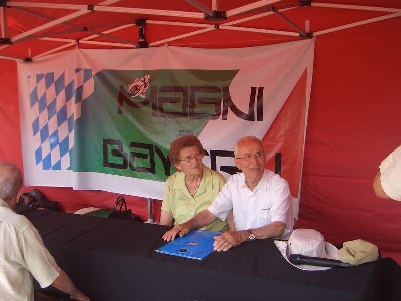 Arturo und Maria Magni 
Arturo und Maria Magni zu Gast im "Magni-Bayern"-Zelt in Cascina  Costa 2009
