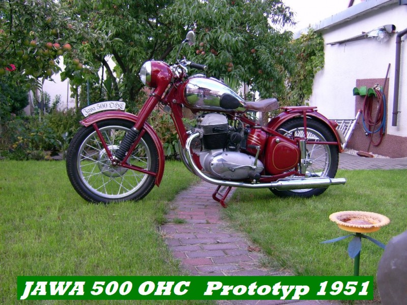 Jawa 500 ohc Prototyp von1951
Prototyp mit königswelle
Schlüsselwörter: Jawa,Jawafreunde-Magdeburg