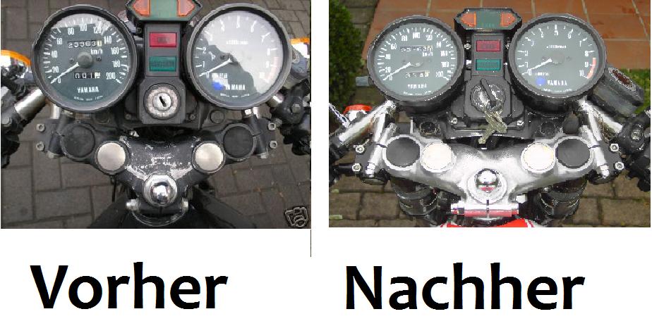 RD 250
Polierte Gabelbrücke, Motorrad wird ab dem 18.5.08 verkauft. Intresse ? Dann 02526/2888
