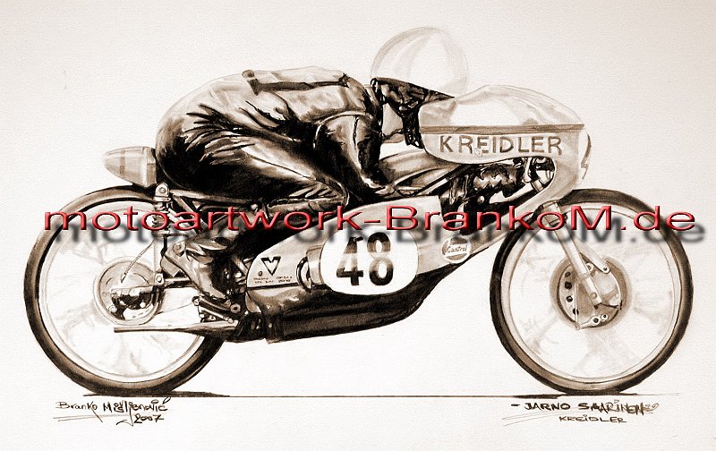 JARNO SAARINEN-KREIDLER
Schlüsselwörter: jarno saarinen,kreidler,racer,50cc racing,www.branko misljenovic,