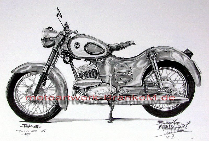 TOMOS -PUCH 175   1956
Schlüsselwörter: tomos puch,www.brankom.de,