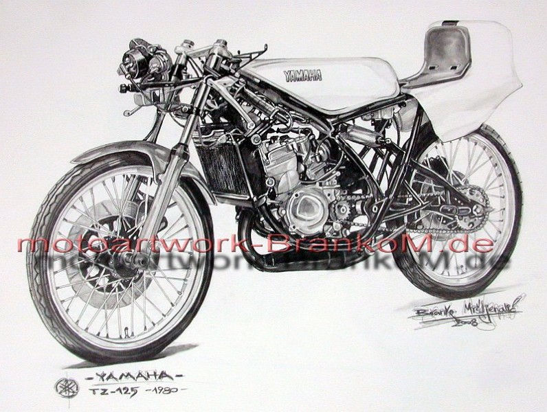 YAMAHA TZ -125  1980
Schlüsselwörter: yamaha tz-125,www.brankom.de,