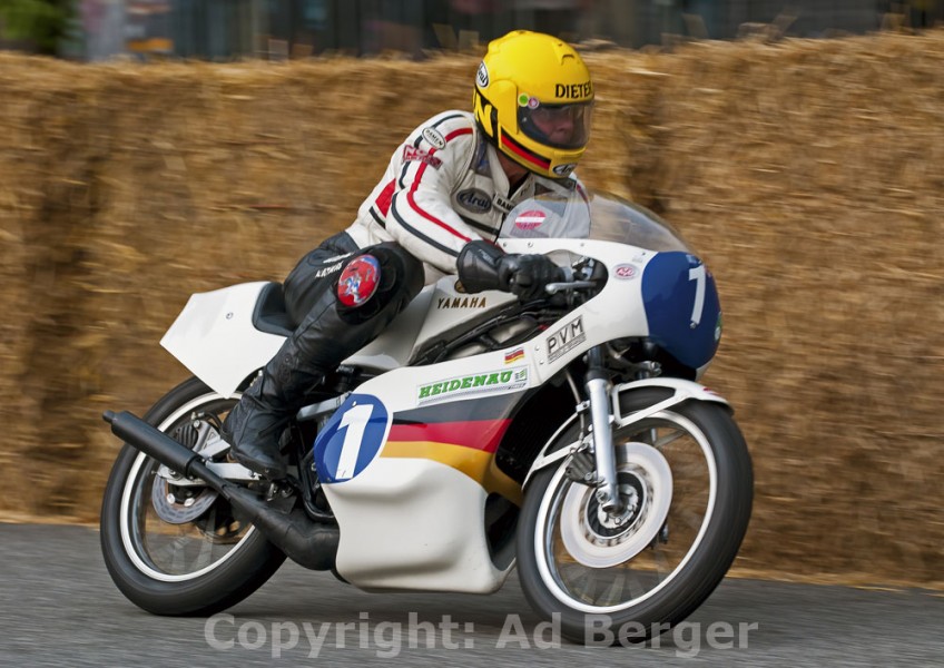 13. Hamburger Stadtpark-Revival 
Dieter Braun,  Yamaha TZ 350, Baujahr: 1978
