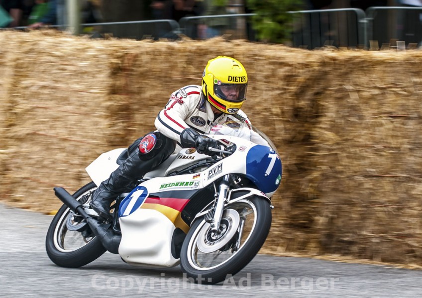 13. Hamburger Stadtpark-Revival 
Dieter Braun,  Yamaha TZ 350, Baujahr: 1978
