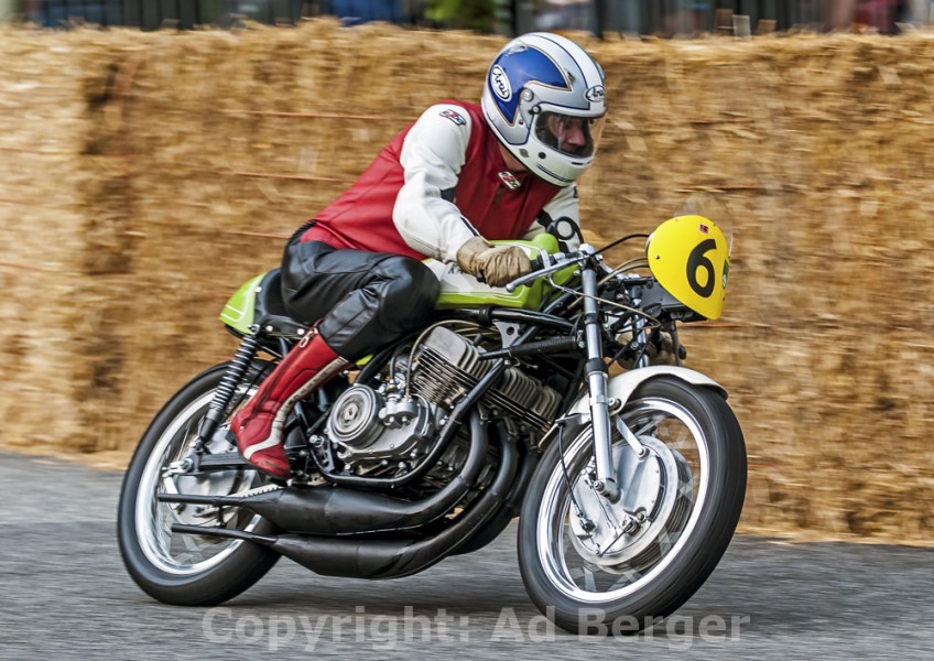 13. Hamburger Stadtpark-Revival 
Kurt-Harald Florin,  Kawasaki H1 RA, Baujahr: 1971
