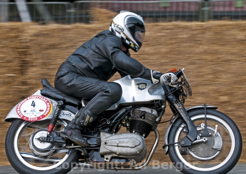 13. Hamburger Stadtpark-Revival 
Markus Halter, NSU Sportmax, Baujahr: 1955
