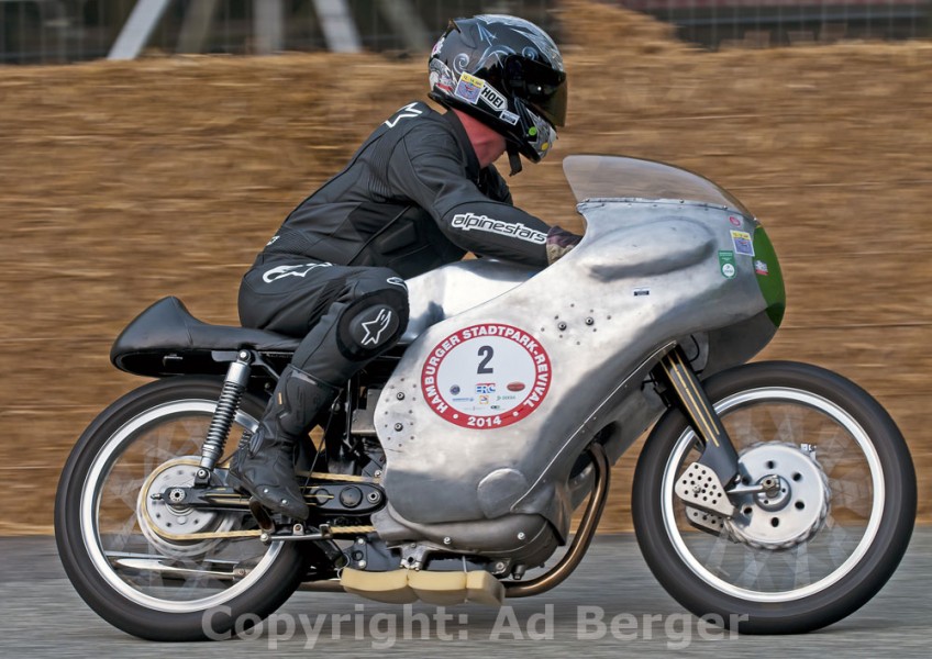 13. Hamburger Stadtpark-Revival 
Robert Lohwasser,  NSU Sportmax, Baujahr: 1954
