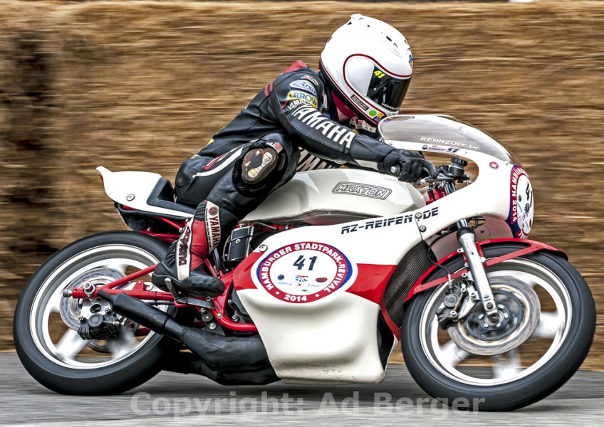 13. Hamburger Stadtpark-Revival 
Sven Bennin, Maxton Yamaha TZ 350
