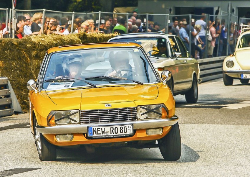 13. Hamburger Stadtpark-Revival 
NSU RO 80, Bj. 1972, über 300 000 km gelaufen, Ad Berger ist Erstbesitzer und Fahrer des Wagens, Beifahrer Andrea Berger 
Foto: PIXELrace.de
