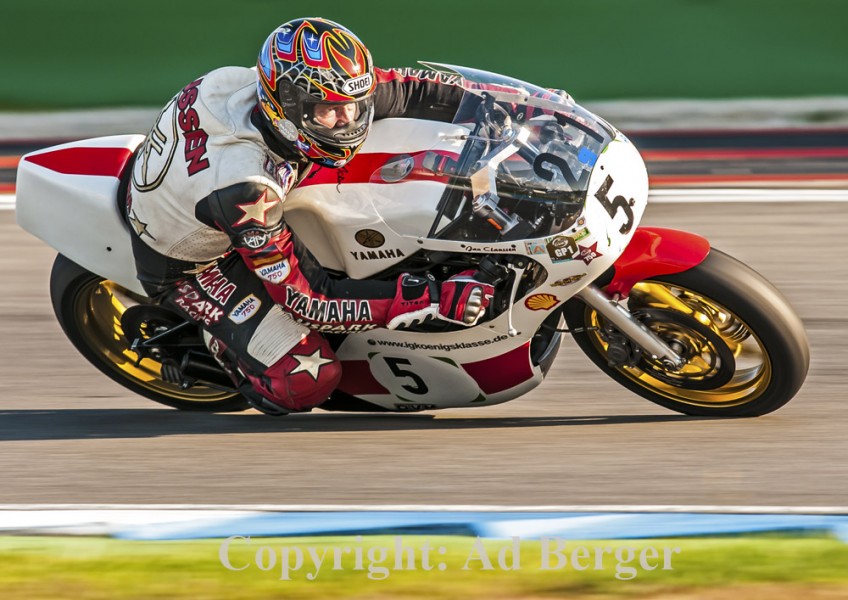 Hockenheim Classics 2012
Jan Claussen, Yamaha TZ 750D, Bj. 1977
