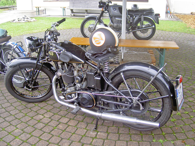 Hirner Otto - AJS R 6, 350 ccm, Bj.1930 	


