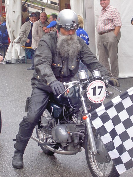 Neumeier Sepp, Motobi 125 SS, Bj.1962
