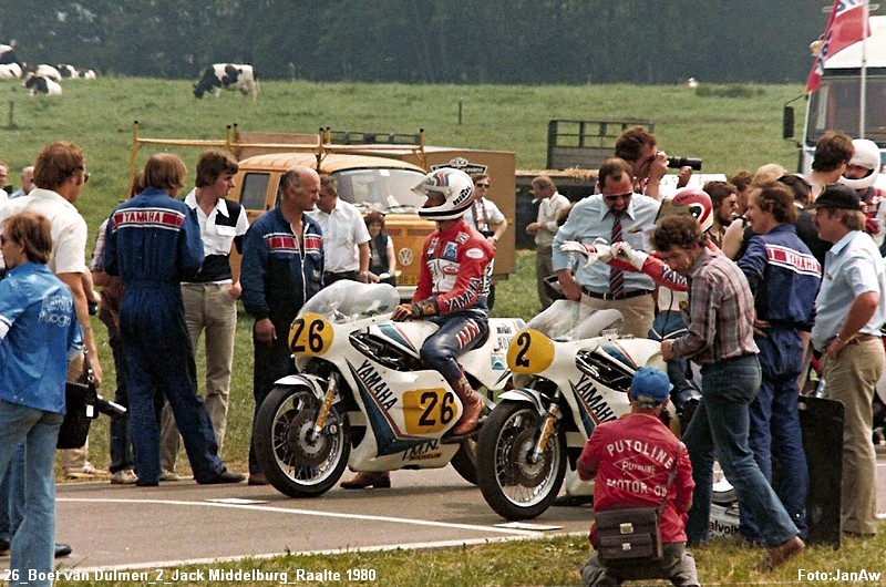 26_Boet van Dulmen_2 Jack Middelburg Yamaha YZR500
Raalte Races (NL) ,Luttenbergring, 1980
