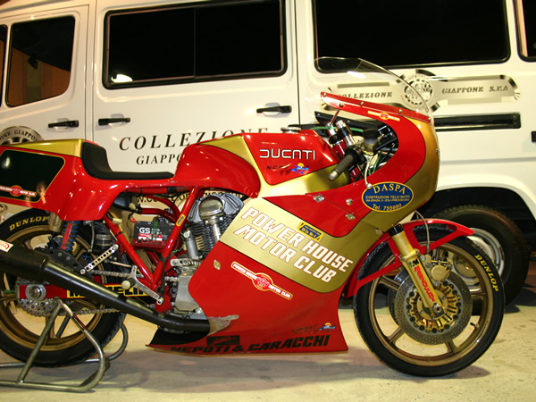 1980 NCR 860 Endurance Powerhouse special 
May P/X ex Casey Stoner ridden Ducati race bike
More at http://www.collezione-giappone.com/cgg/bike/index.html
Schlüsselwörter: DUCATI NCR COLLEZIONE-GIAPPONE POWERHOUSE BEVEL TWIN DESMO