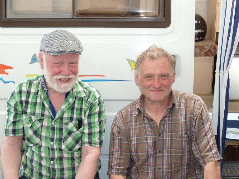  Zwei "Alte Kämpfer" MvG und Rolf Aljes.
