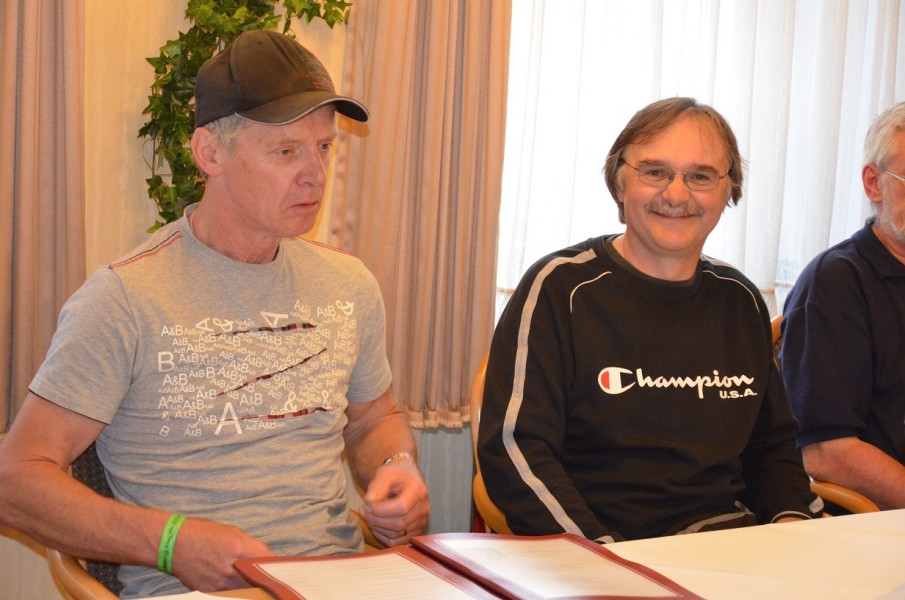 Foto: Uli Ammann
Mister Superbike Peter Rubatto und Michael Sonnick
