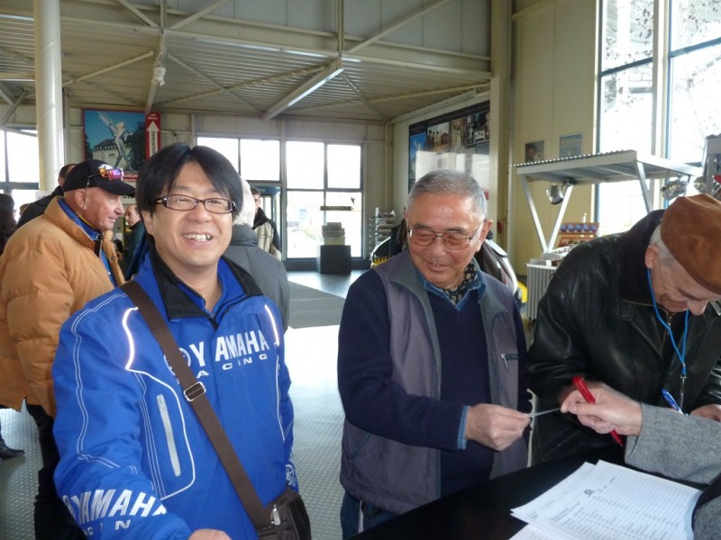 Die "Japan Fraktion" mit dem Präsidenten von Yamaha Deutschland und Koichi Shimada......
