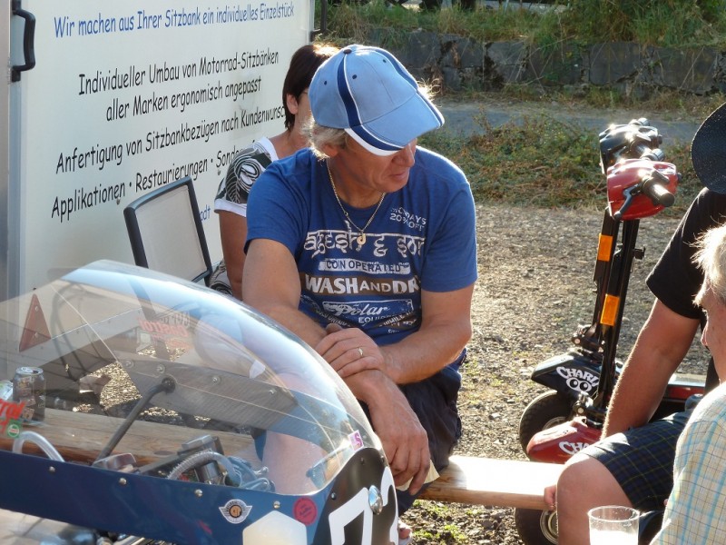 Peter Rubatto im Gespräch.

