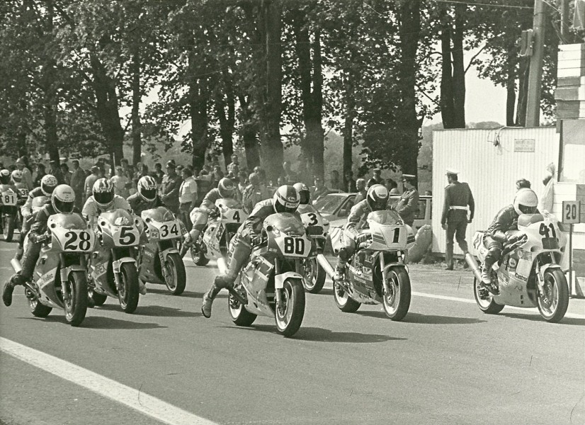Start Mestec Kralove Super-Bike 1992 Harry start nr 1

